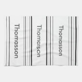 Creëer uw eigen gepersonaliseerde minimalistische  theedoek (Horizontaal)