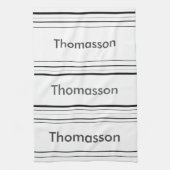 Creëer uw eigen gepersonaliseerde minimalistische  theedoek (Verticaal)