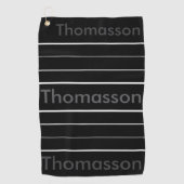 Creëer Uw eigen gepersonaliseerde Monogram Golfhan Golfhanddoek (Voorkant)