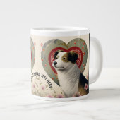 Creëer Uw Eigen Gepersonaliseerde Tekst van de Dou Extra Grote Beker (Voorkant rechts)