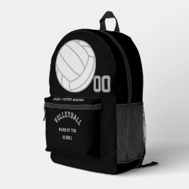 Creëer uw eigen gepersonaliseerde volleybal sports bedrukte rugzak