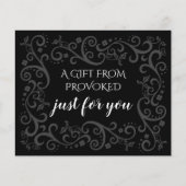 Creëer Uw eigen geschenk marketing geschenk invoeg Flyer (Voorkant)