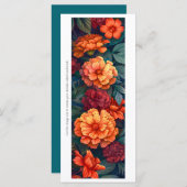 Creëer Uw eigen geschilderde goudsbloemen Bladwijz (Voorkant / Achterkant)