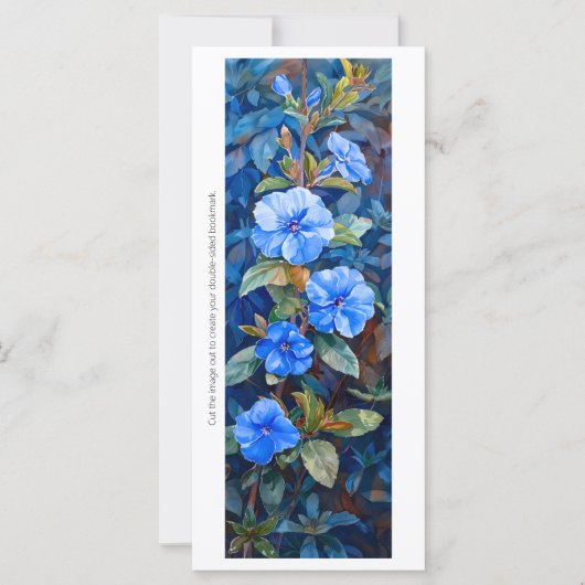 Creëer Uw eigen geschilderde Perriwinkle Bladwijze (Voorkant)