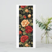 Creëer Uw eigen geschilderde  Rozen Bladwijzer (Staand voorkant)