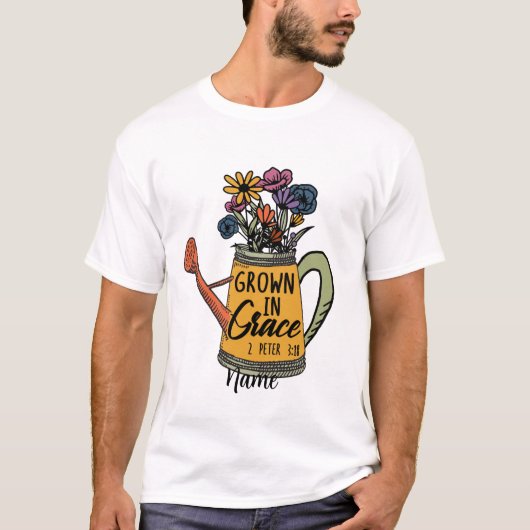 Creëer Uw eigen geteeld in Grace T-shirt (Voorkant)