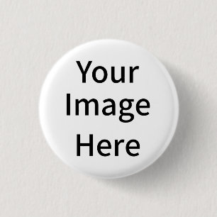 Creëer uw eigen gewoonte uw Afbeelding hier Ronde Button 3,2 Cm