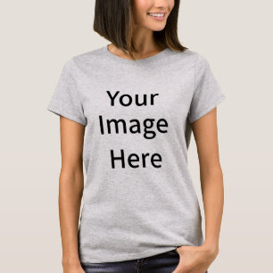 Creëer uw eigen gewoonte uw Afbeelding hier T-shirt
