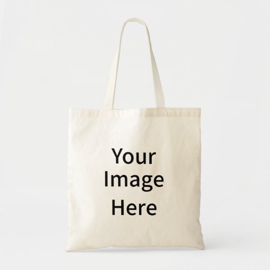 Creëer uw eigen gewoonte uw Afbeelding hier Tote Bag (Voorkant)
