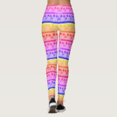 Creëer Uw eigen Girly All-Over Print Leggings (Achterkant)