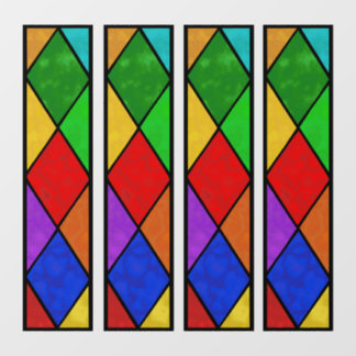 Creëer Uw eigen Glas in lood Effect Vensterrand Raamsticker