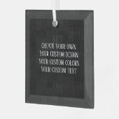Creëer Uw eigen. Glas Ornament (Voorkant links)