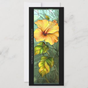Creëer Uw eigen glasgeel Hibiscus Bladwijzer