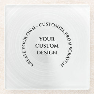 Creëer Uw eigen Glazen Onderzetter