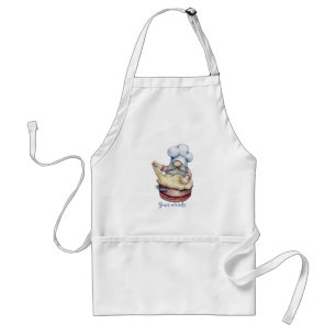 Creëer Uw eigen Gnome Baker Mixing Dough Standaard Schort