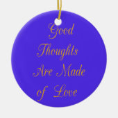 Creëer uw eigen goede ideeën met liefde keramisch ornament (Voorkant)