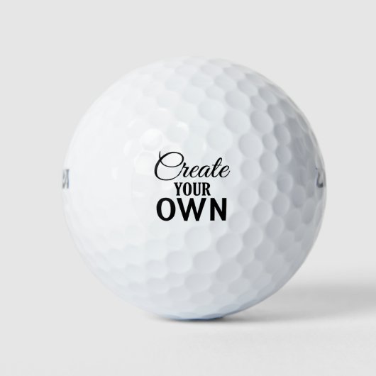 Creëer Uw eigen Golfballen (Voorkant)