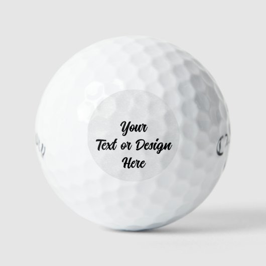 Creëer Uw eigen Golfballen (Voorkant)