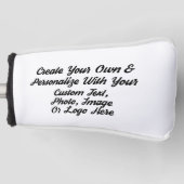 Creëer uw eigen golfgift, Gepersonaliseerde Douane Golfheadcover (Voorkant)
