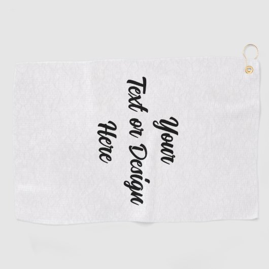 Creëer Uw eigen Golfhanddoek (Horizontaal)