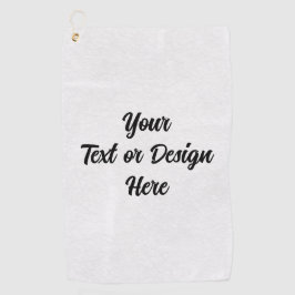 Creëer Uw eigen Golfhanddoek