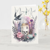 Creëer Uw eigen Gotische Herfstbloemen Kaart (Gele Bloem)