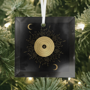 Creëer Uw eigen gouden Arcane Sun Tarot Glas Ornament