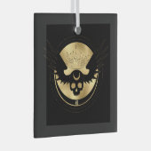 Creëer Uw Eigen Gouden Arcane Temperance Tarot Glas Ornament (Voorkant Rechts)