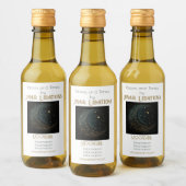 Creëer Uw Eigen Gouden Filigraan Maan Celestial Wijn Etiket (Flessen)