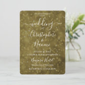 Creëer Uw eigen Gouden Lichten Kaart (Staand voorkant)