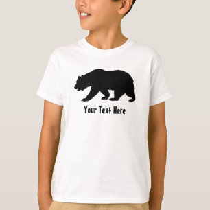 Creëer Uw eigen Grappige Zwarte Beer Naam T-shirt