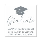 Creëer Uw eigen Grijze Grijze Grijze Kappen Retour Zelfinktende Stempel (Design)