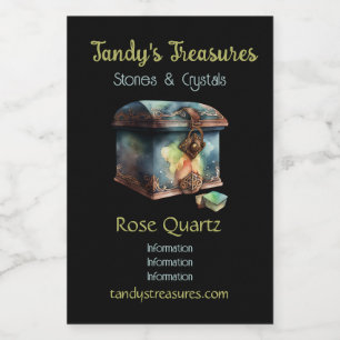 Creëer Uw eigen grootste schat Waterverf Wijn Etiket