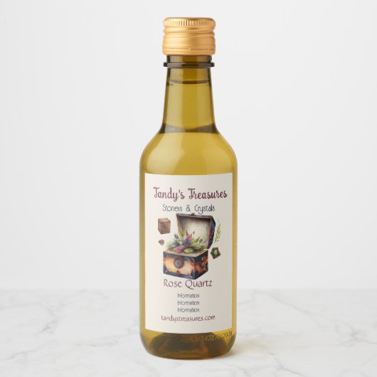 Creëer Uw eigen grootste schat Wijn Etiket (Voorkant)