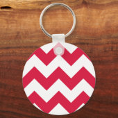 Creëer Uw eigen grote criticus Zigzag Pattern Sleutelhanger (Voorkant)