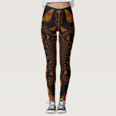 Creëer uw eigen Halloween Tights Skelet Stocking Leggings (Voorkant)