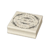 Creëer Uw Eigen Hand Getrokken Krans Bewaar de dat Rubberstempel (Stempel)