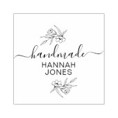 Creëer Uw eigen handgemaakte bedrijf Rubberstempel (Afrduk)