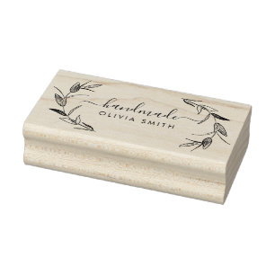 Creëer Uw eigen handgemaakte bedrijf Rubberstempel