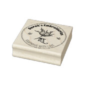 Creëer uw eigen handgemaakte borduurwerk 	rubberstempel (Stempel)