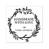 Creëer Uw eigen handgemaakte Greenery Wreath Zelfinktende Stempel (Design)