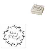 Creëer uw eigen handgemaakte Logo Rubberstempel (Gestempeld)