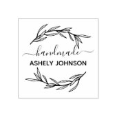 Creëer Uw eigen handgemaakte naam Rubberstempel (Afrduk)