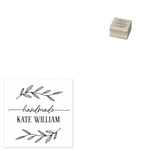 Creëer Uw eigen handgemaakte Rubberstempel Rubberstempel (Gestempeld)
