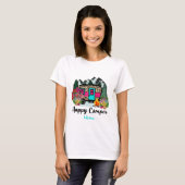Creëer Uw eigen Happy Camper T-shirt (Voorkant volledig)