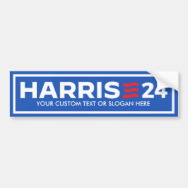 CREËER UW EIGEN HARRIS 2024 BUMPERSTICKER