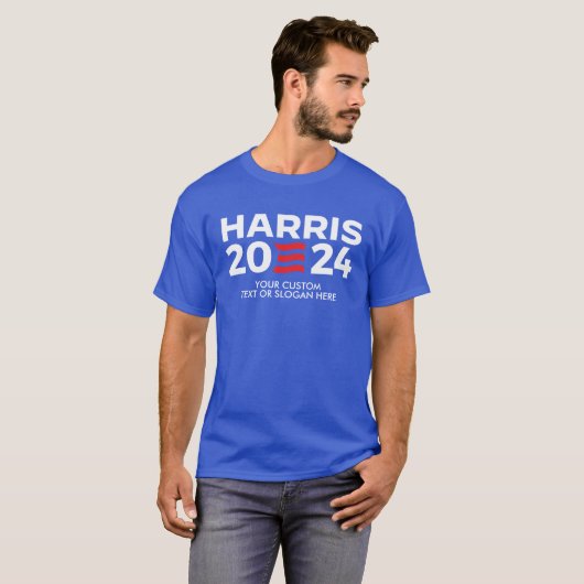Creëer Uw eigen Harris 2024 T-shirt (Voorkant volledig)