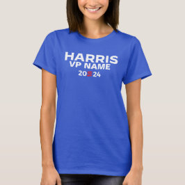 Creëer Uw Eigen Harris / VP Ticket 2024 T-shirt