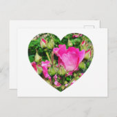 Creëer Uw eigen hartvorm Foto Briefkaart (Voorkant / Achterkant)