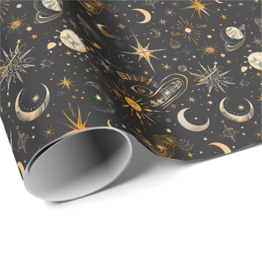 Creëer Uw eigen hemelchaos Cadeaupapier (Rol Hoek)